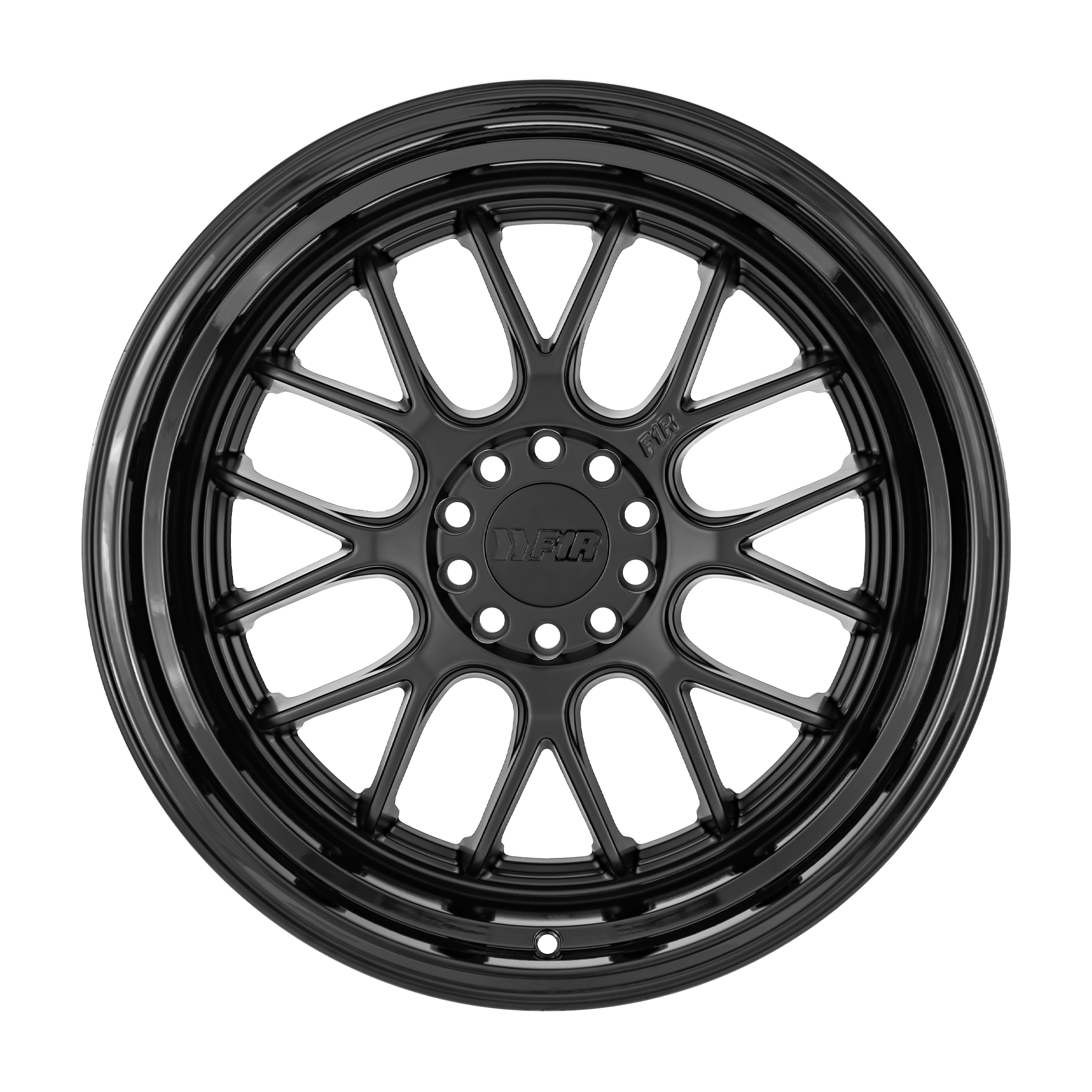 F21 Satin Black/Gloss Black Lip