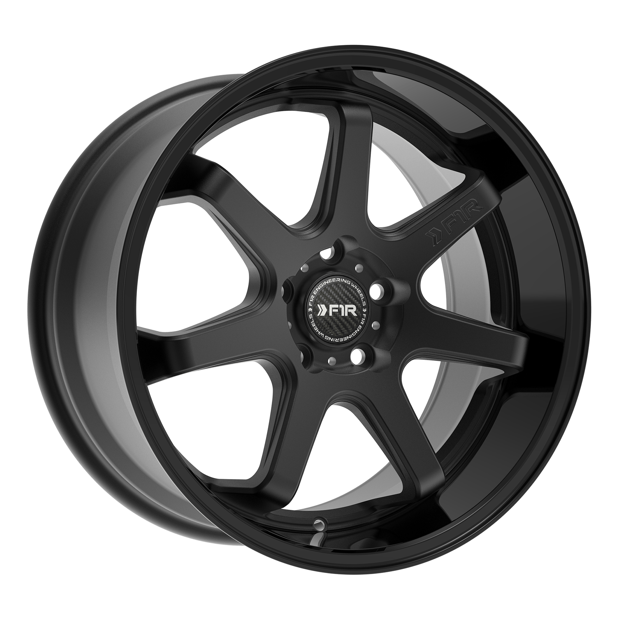 FC7 Matte Black/Gloss Black Lip