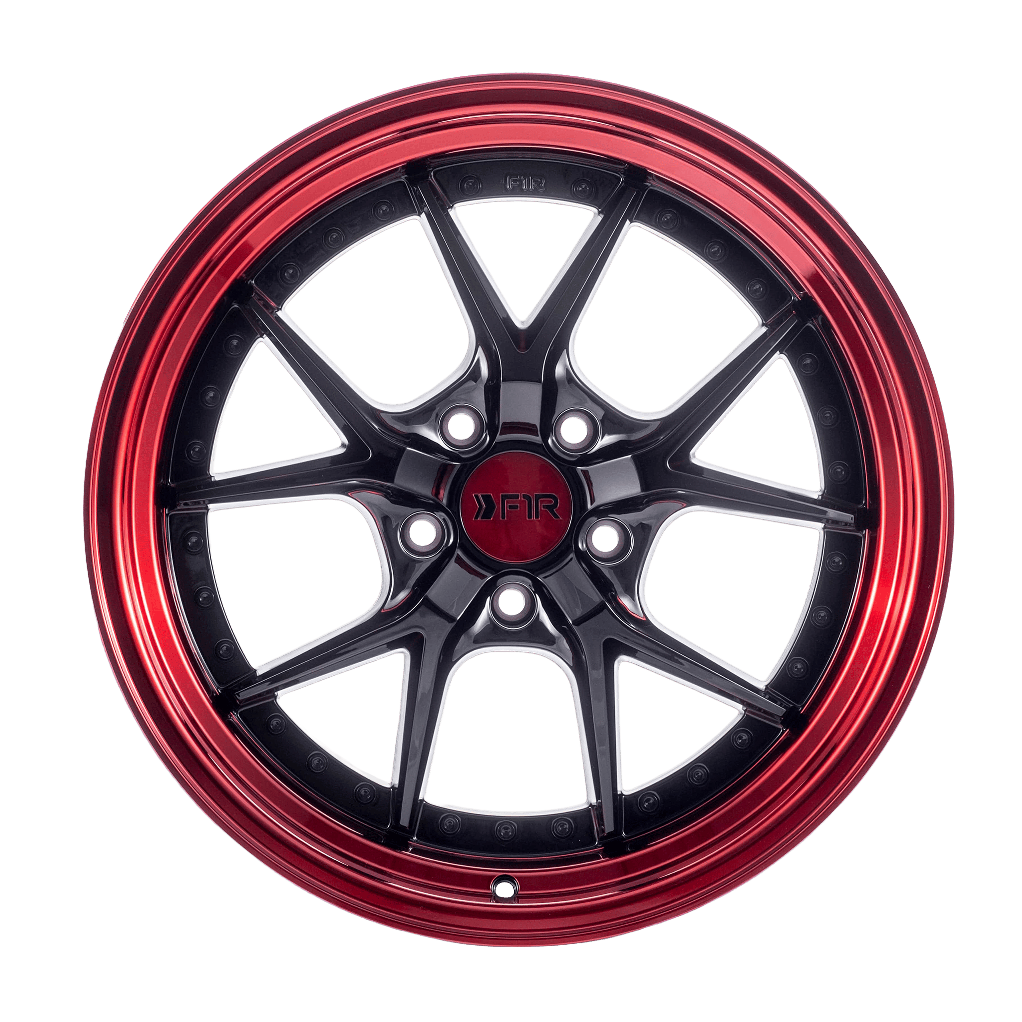 F105 Gloss Black / Red Lip